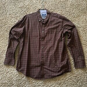COPY - George Classic Fit Plaid Long Sleeve Button Up Mens Size XL